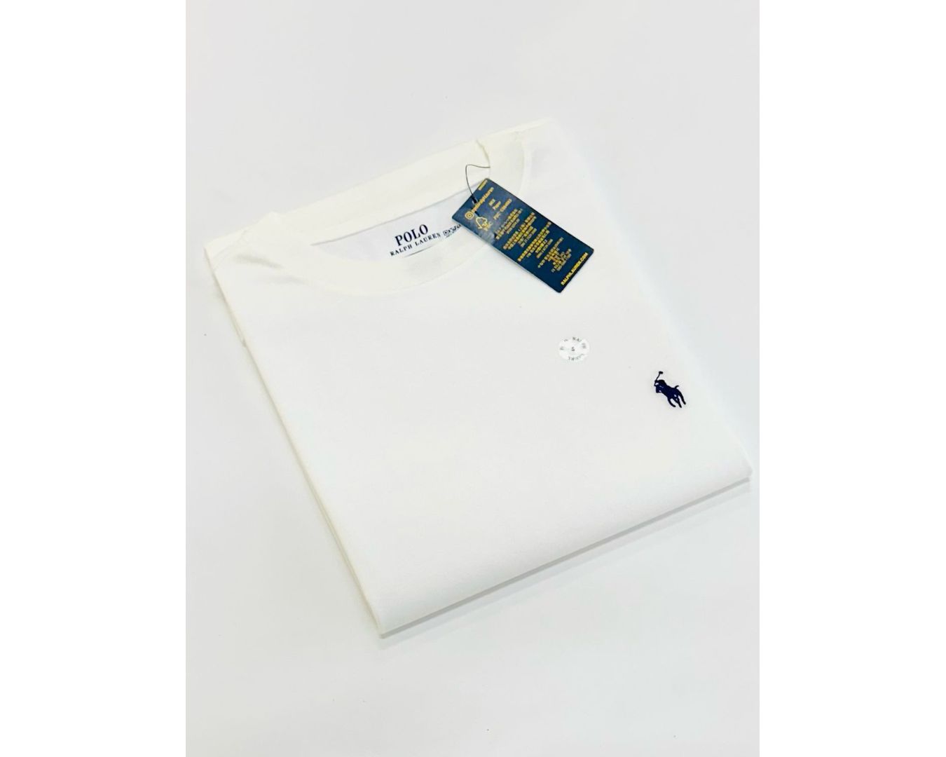 Camiseta Ralph Lauren - Branca - Egípcia