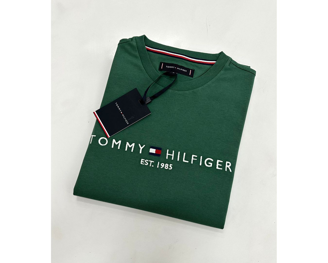 Camiseta Tommy Hilfiger - Verde escuro 