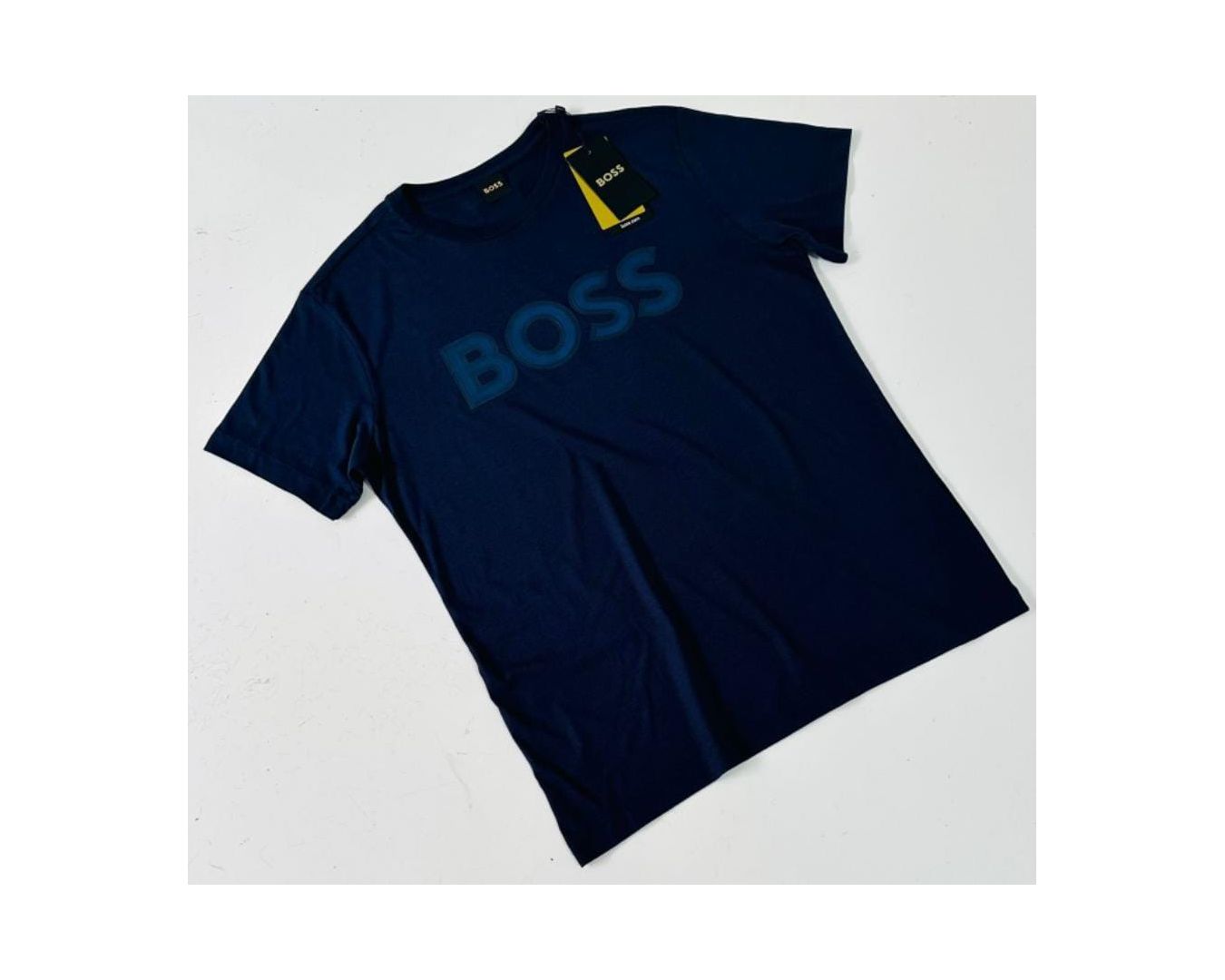 CAMISETA HUGO BOSS MALHA CHINESA AZ