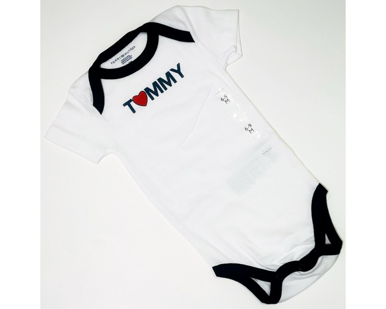 Body Bebê Tommy Canelado 3 a 6 meses