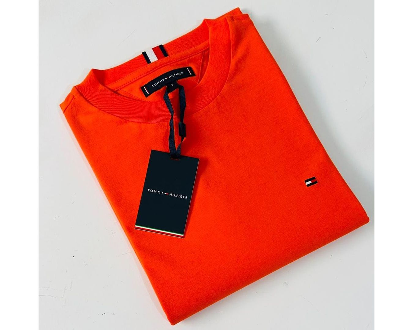 Camiseta Tommy Hilfiger Laranja
