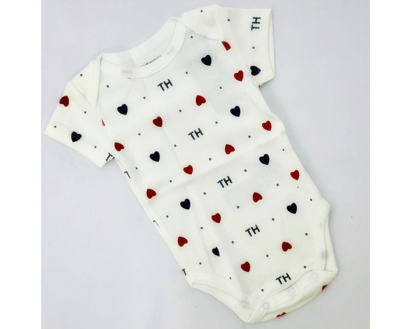 Body Bebê Tommy Cotton