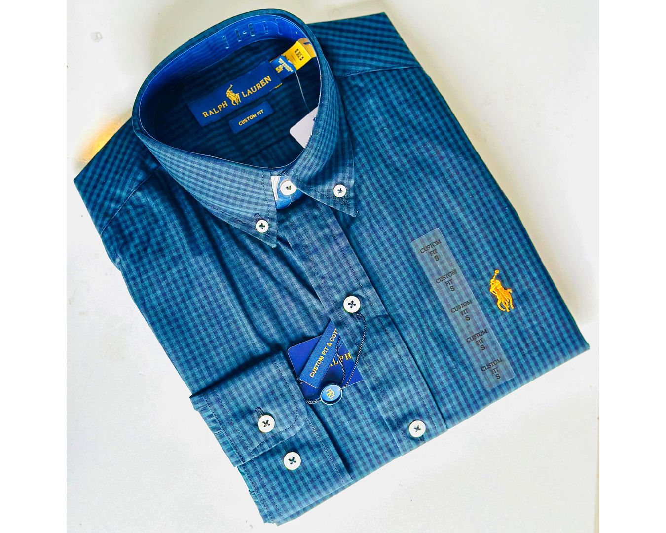 Camisa Social Ralph Lauren - Fio Tinto Micro Xadrez 