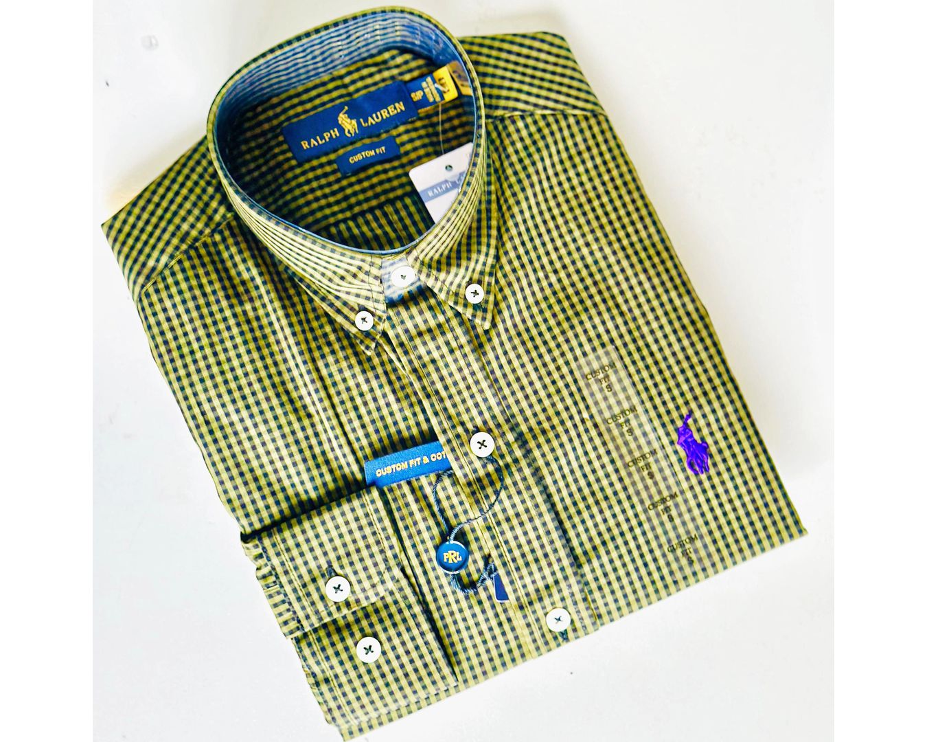 Camisa Social Ralph Lauren - Fio Tinto Micro Xadrez 