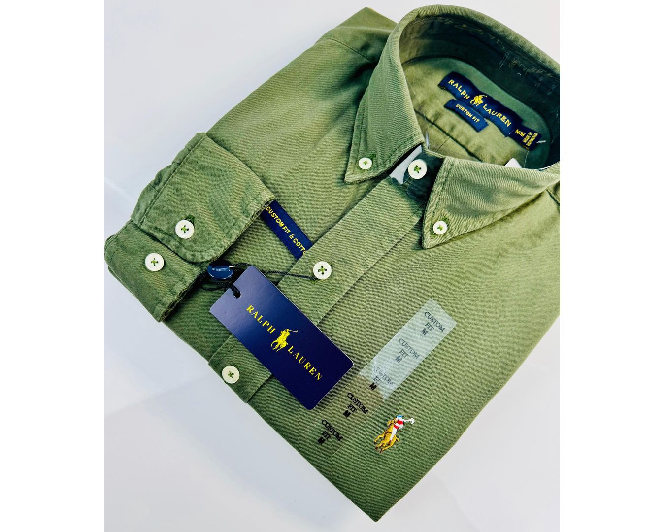 Camisa Social Ralph Lauren Oxford Tinturado 