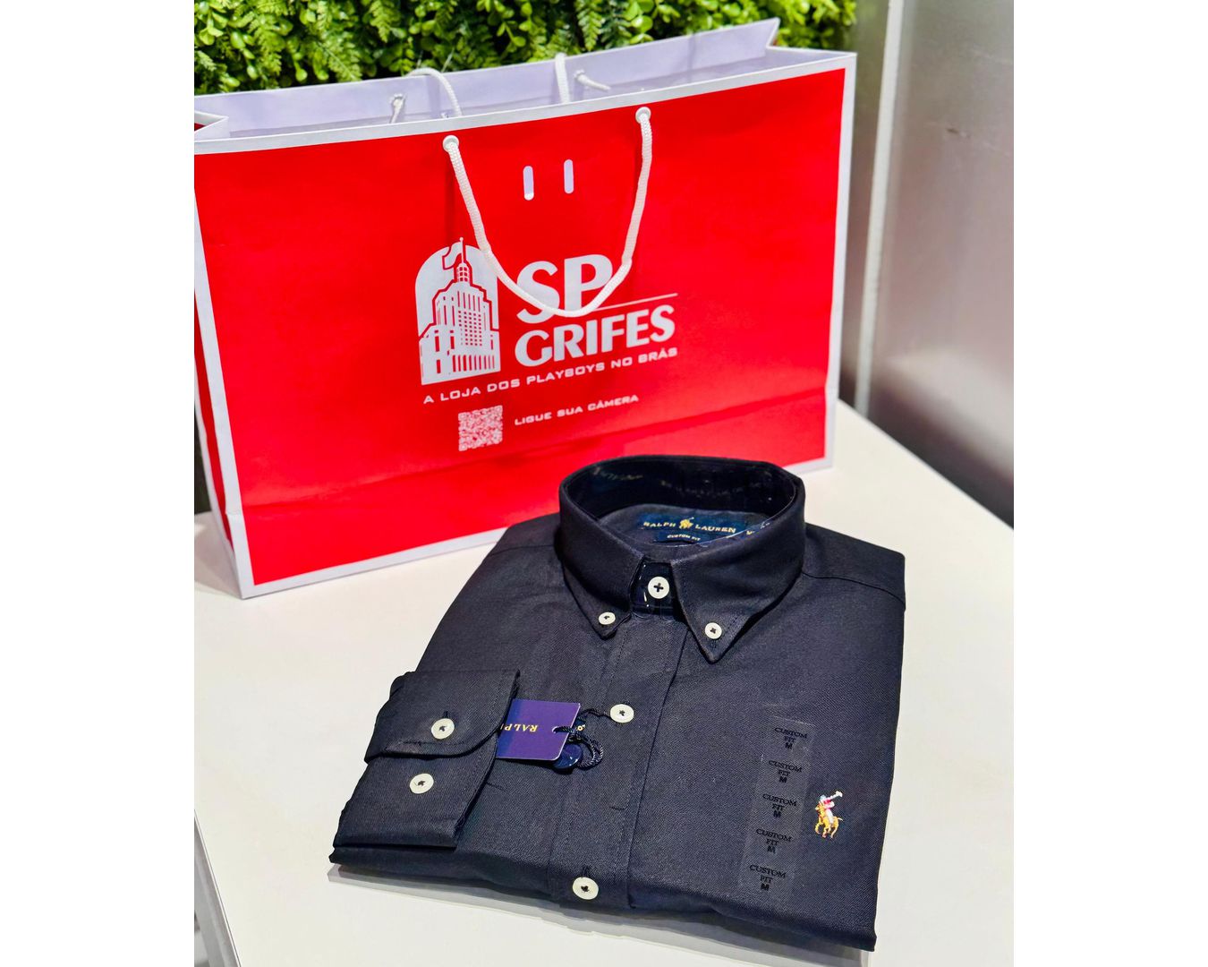 Camisa Social Ralph Lauren Oxford 