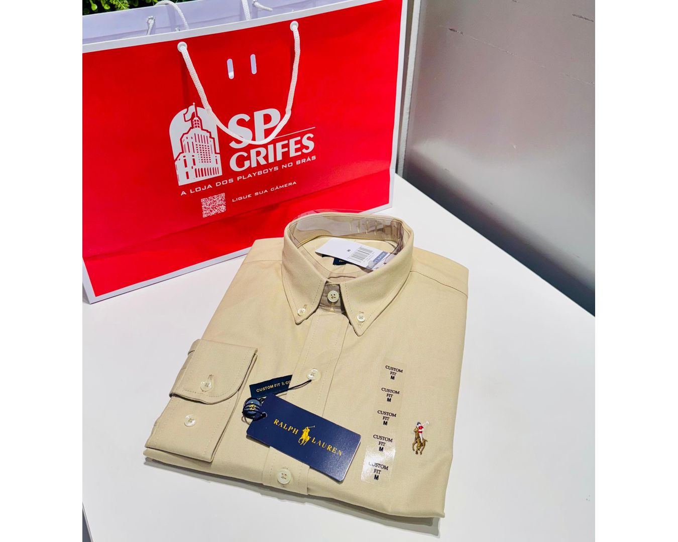 Camisa Social Ralph Lauren Oxford 