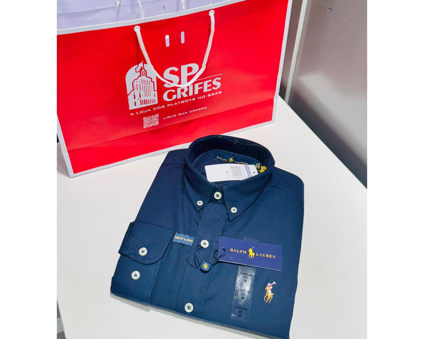 Camisa Social Ralph Lauren Oxford 