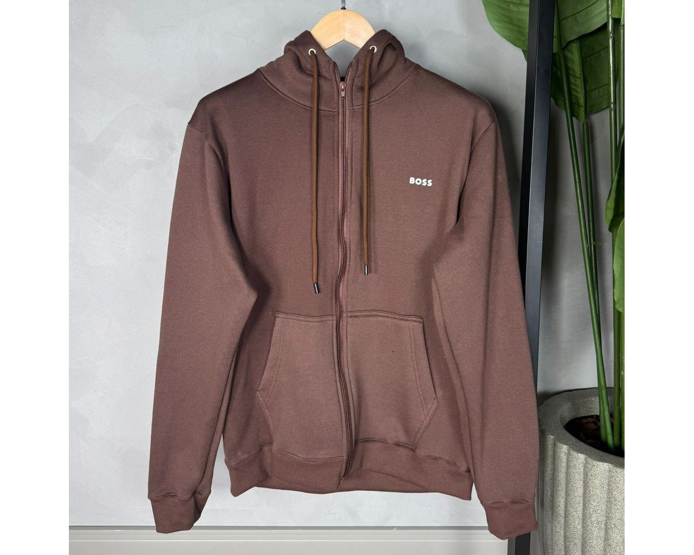 Moletom Hugo Boss - Com Ziper 