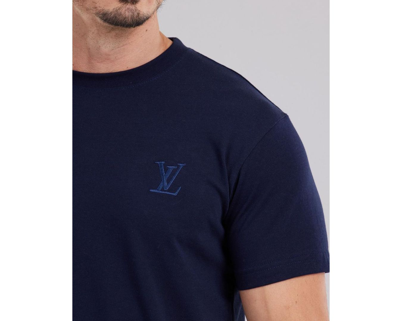 Camiseta Louis Vuitton - Azul Marinho 