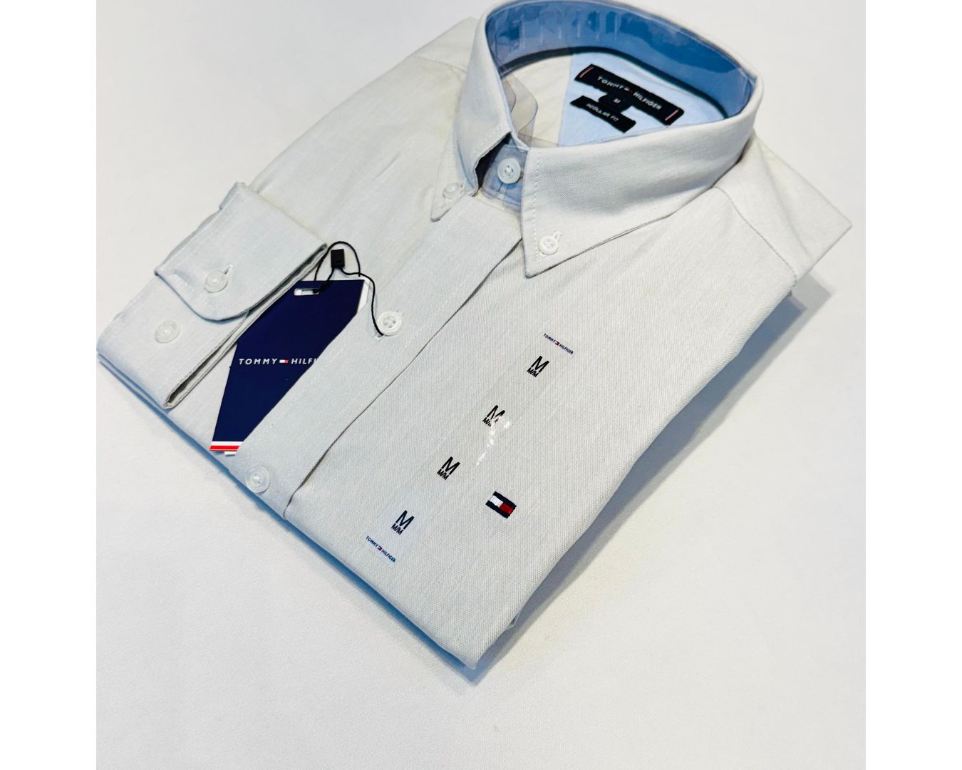 Social Tommy Hilfiger Oxford - Cinza