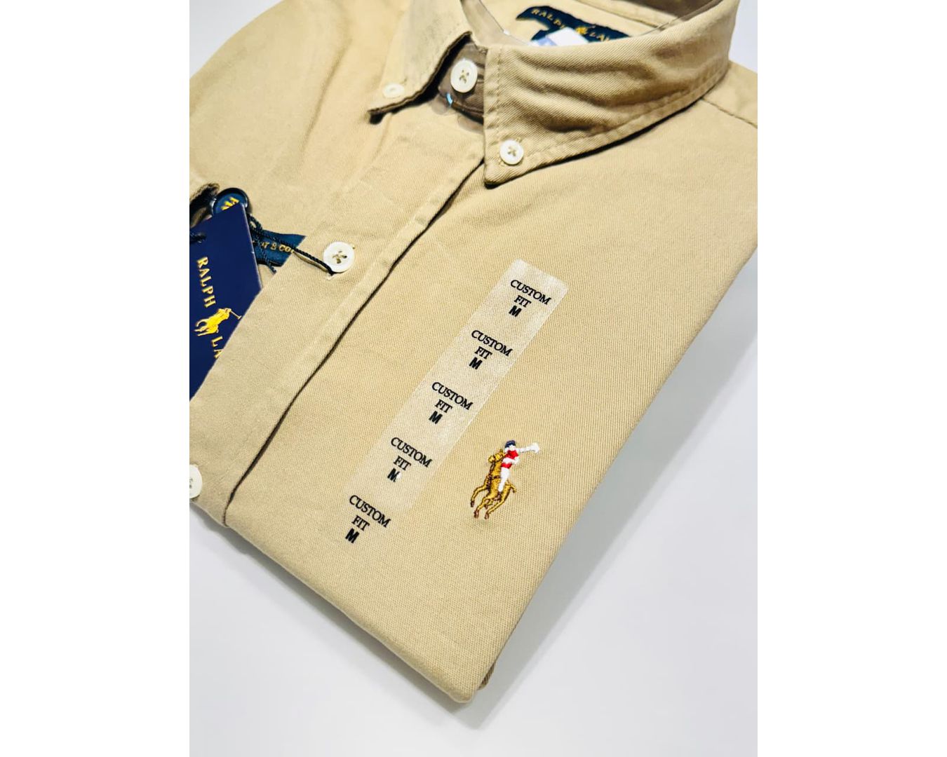 Camisa Social Ralph Lauren Oxford Tinturado 