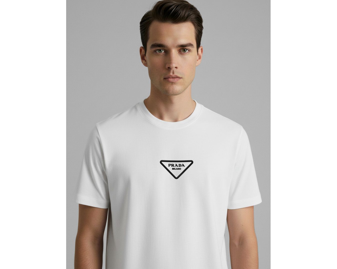 Camiseta Prada - Branca - Chinesa