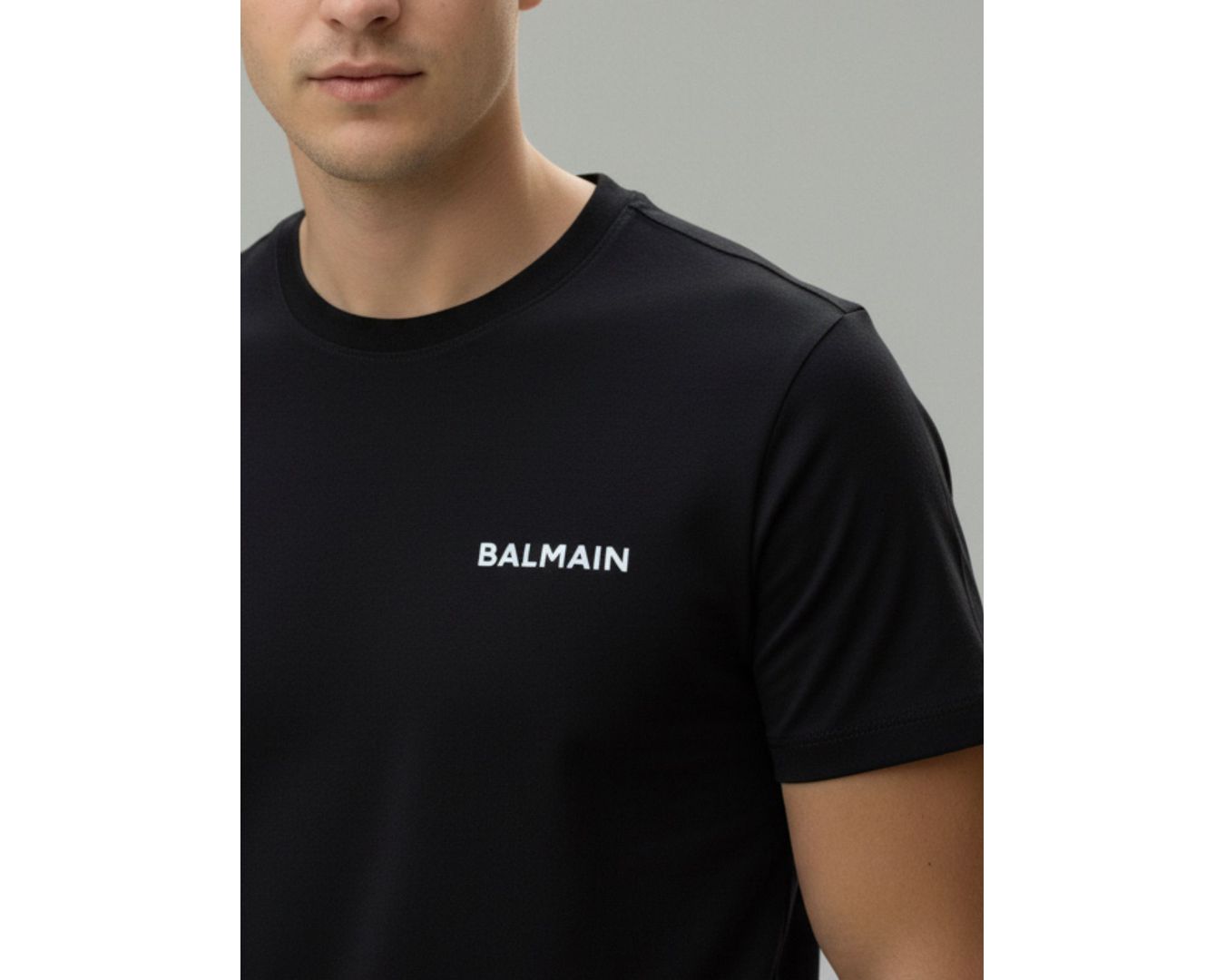 Camiseta Balmain - Preta - Chinesa 
