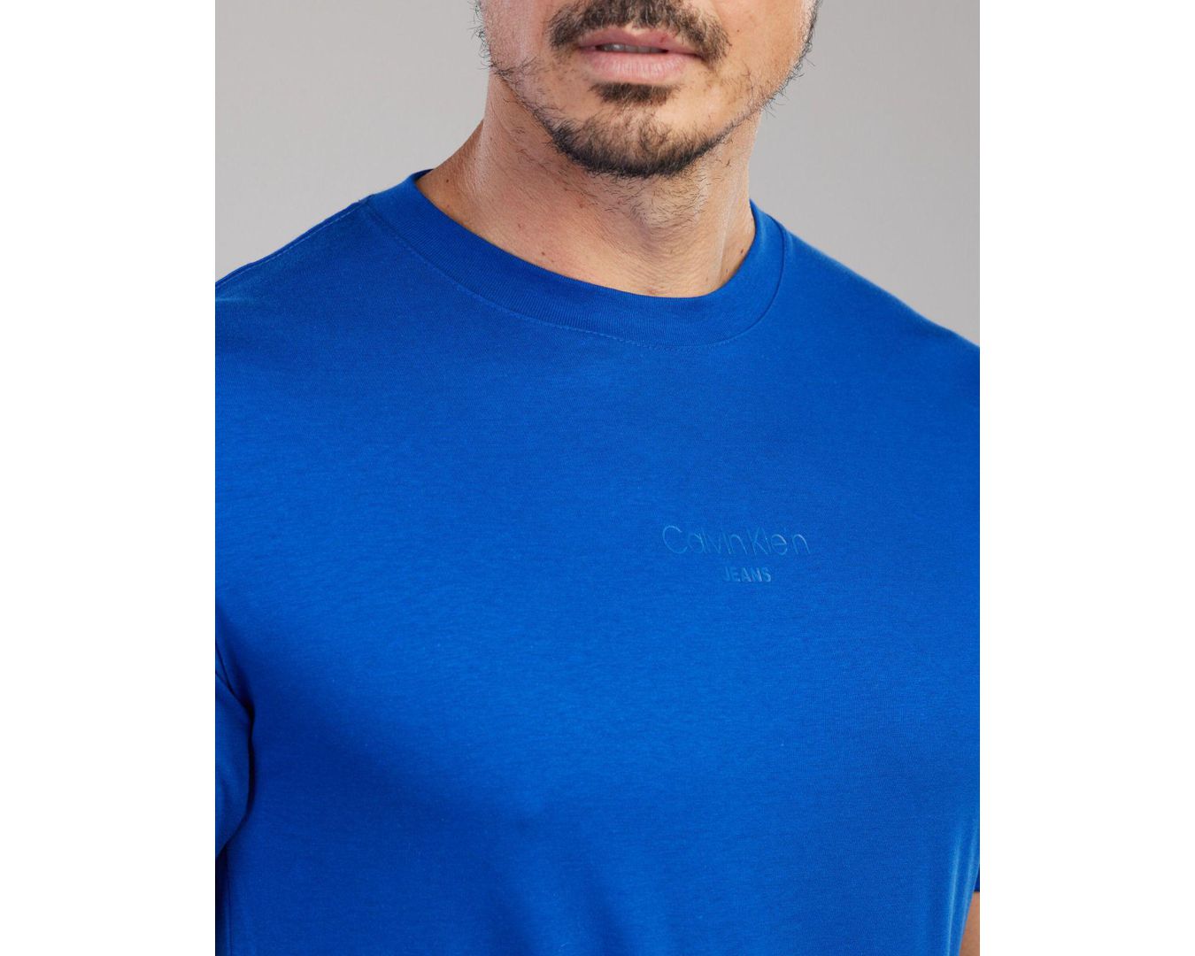 Camiseta Calvin Klein Azul Básica