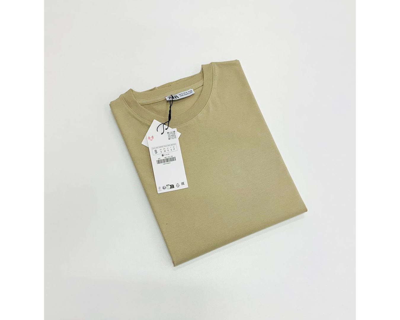 CAMISETA ZARA - BEGE