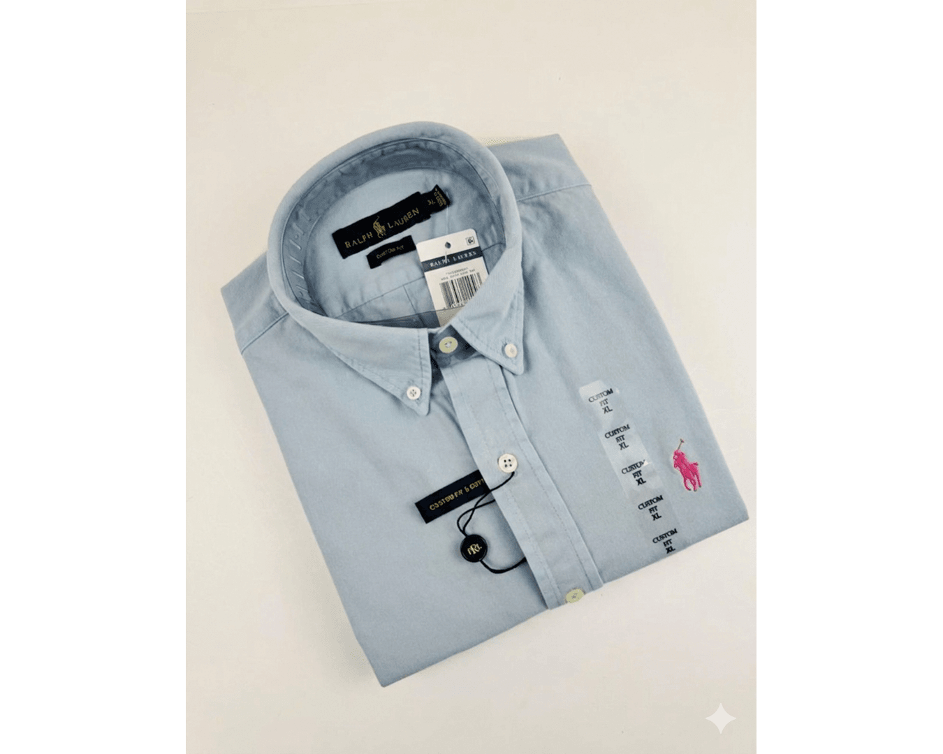 Camisa Social Manga Curta Ralph Lauren - Azul claro