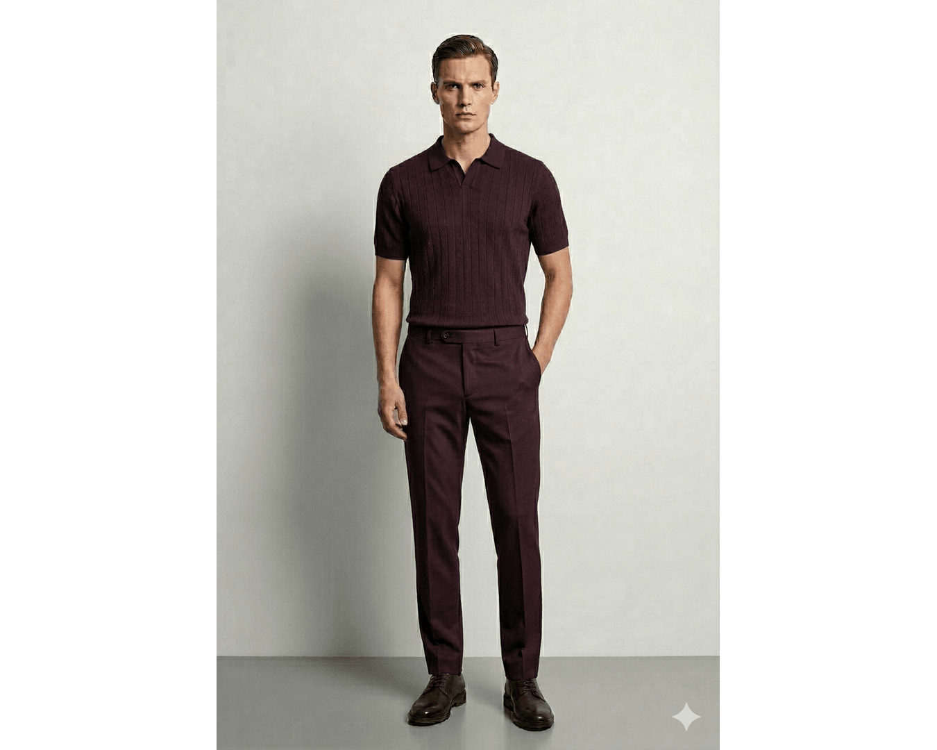 GOLA POLO TRICÔ MARTINE LORENZO - VINHO