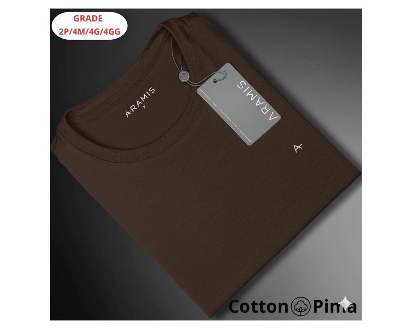 CAMISETA ARAMIS NACIONAL - MARROM