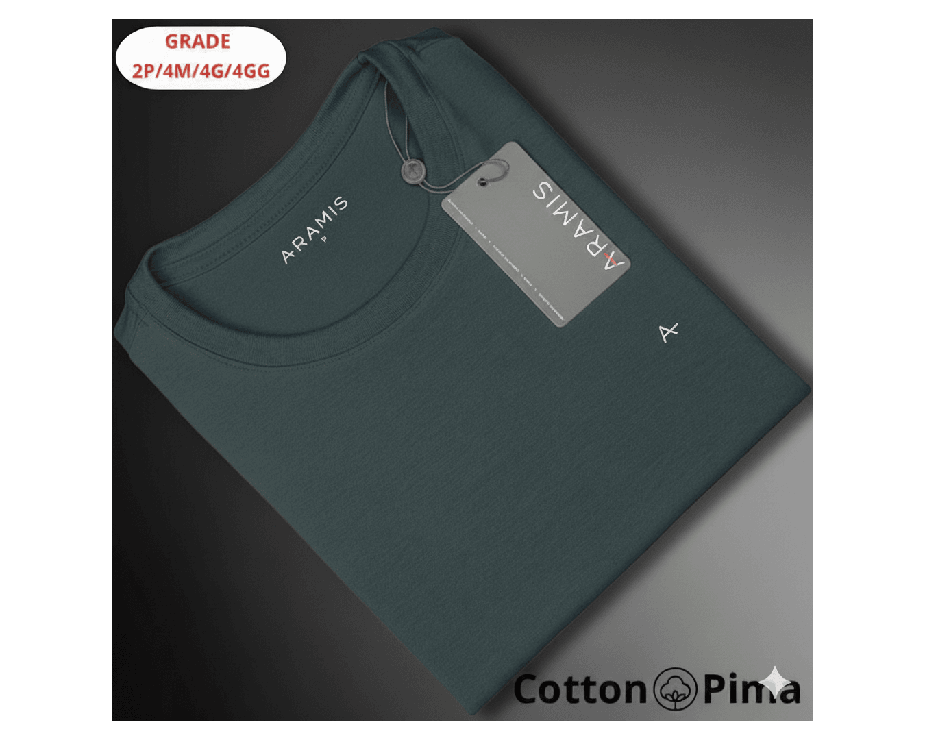 CAMISETA ARAMIS NACIONAL - GRAFITE
