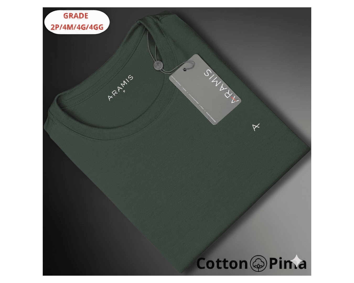 CAMISETA ARAMIS NACIONAL - VERDE MUSGO