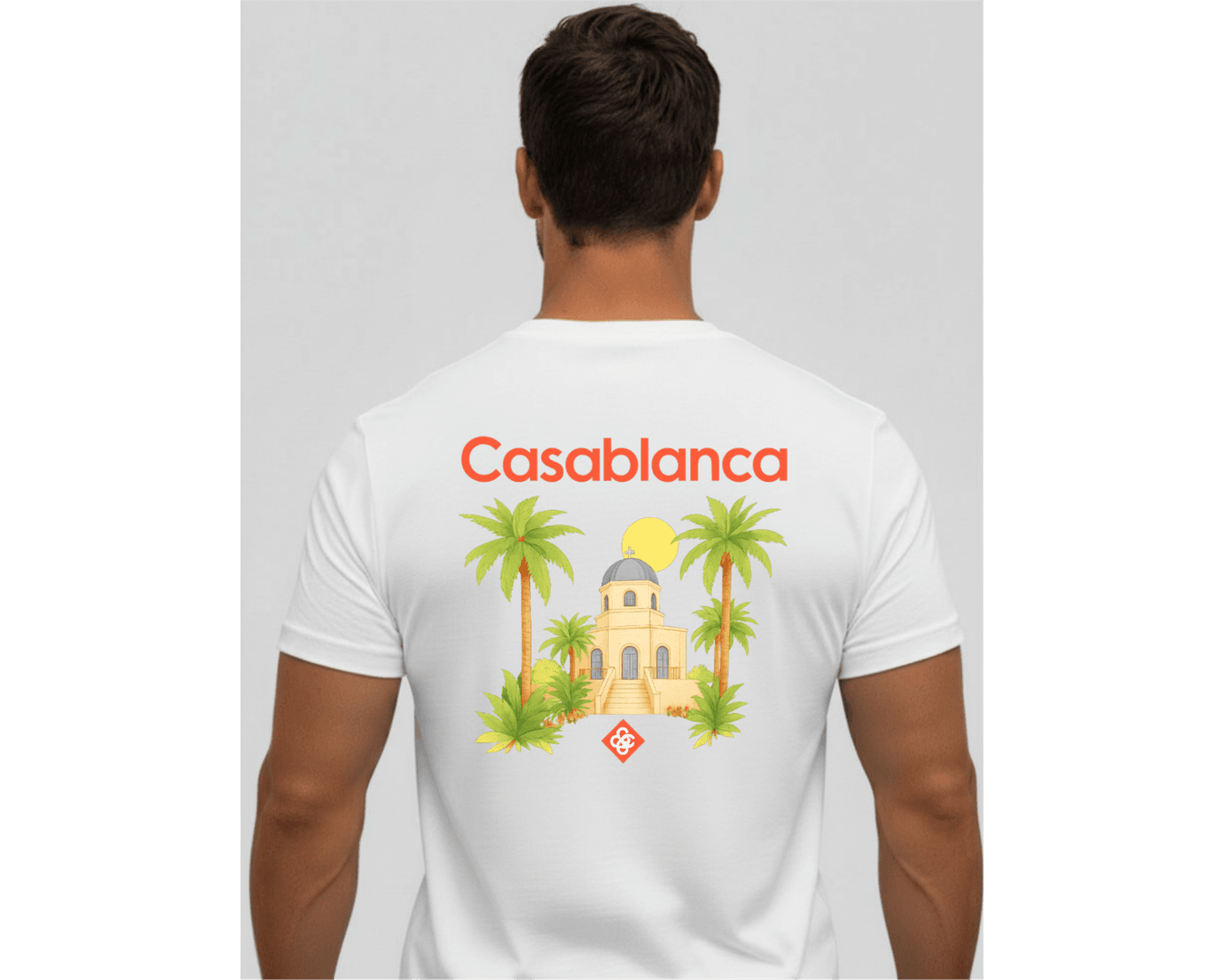 CAMISETA CASABLANCA COQUEIRO - PRETA
