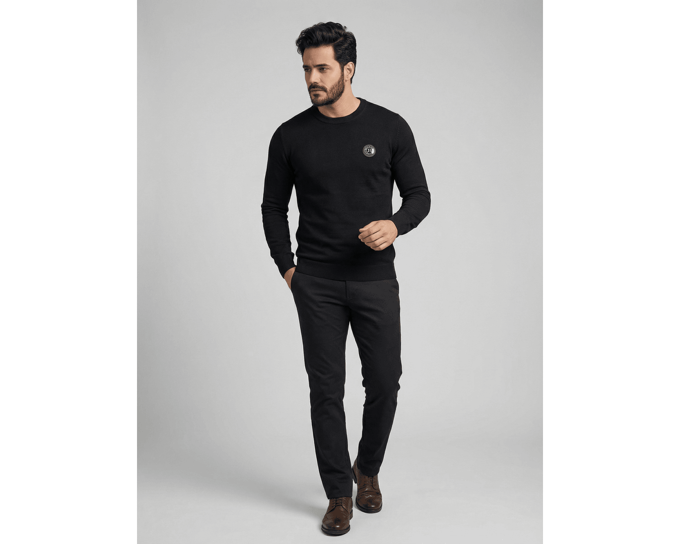 SUÉTER BALMAIN - PRETO