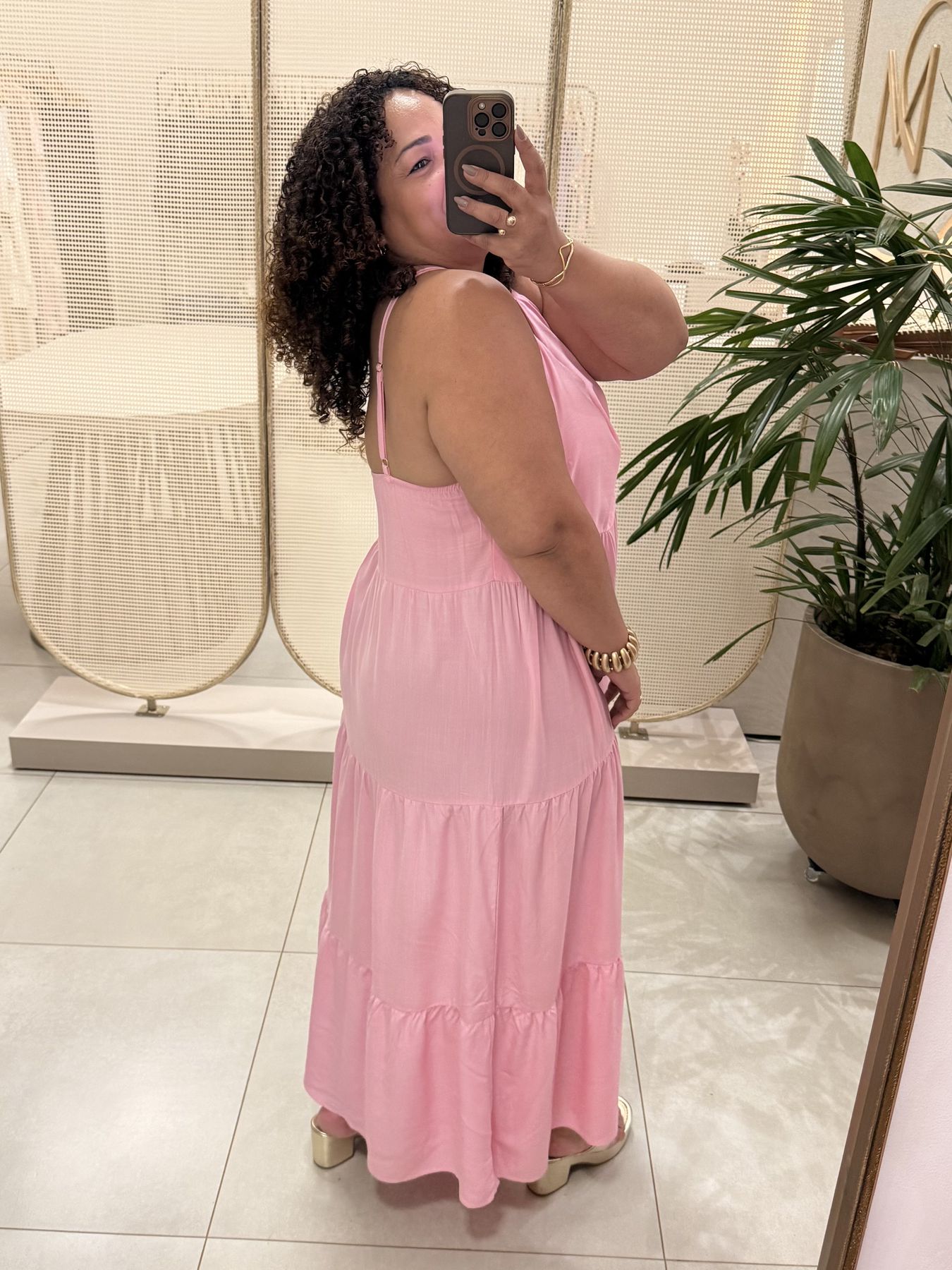 VESTIDO YARA - ROSA - Di Miranda Curvy