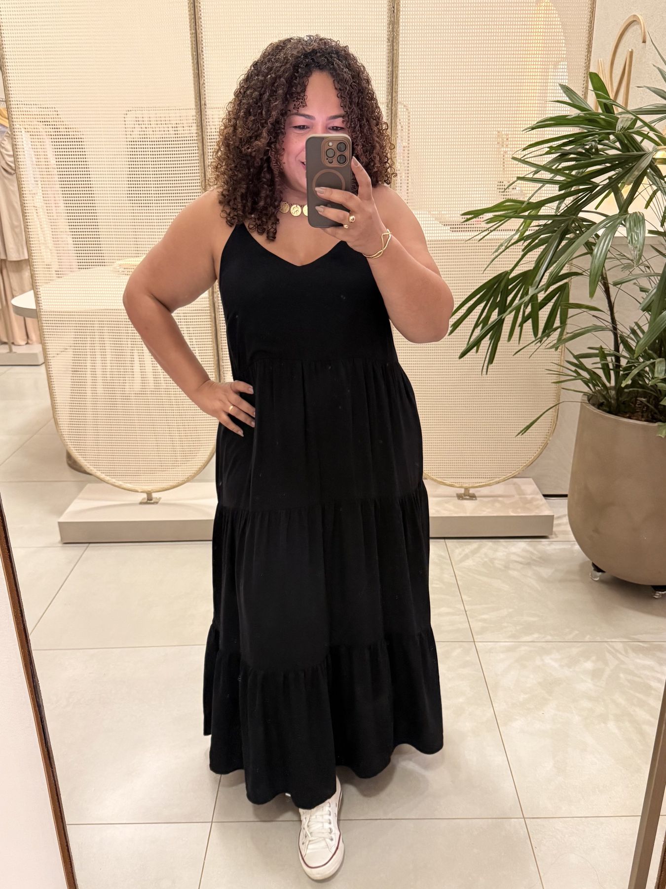 VESTIDO YARA - PRETO - Di Miranda Curvy