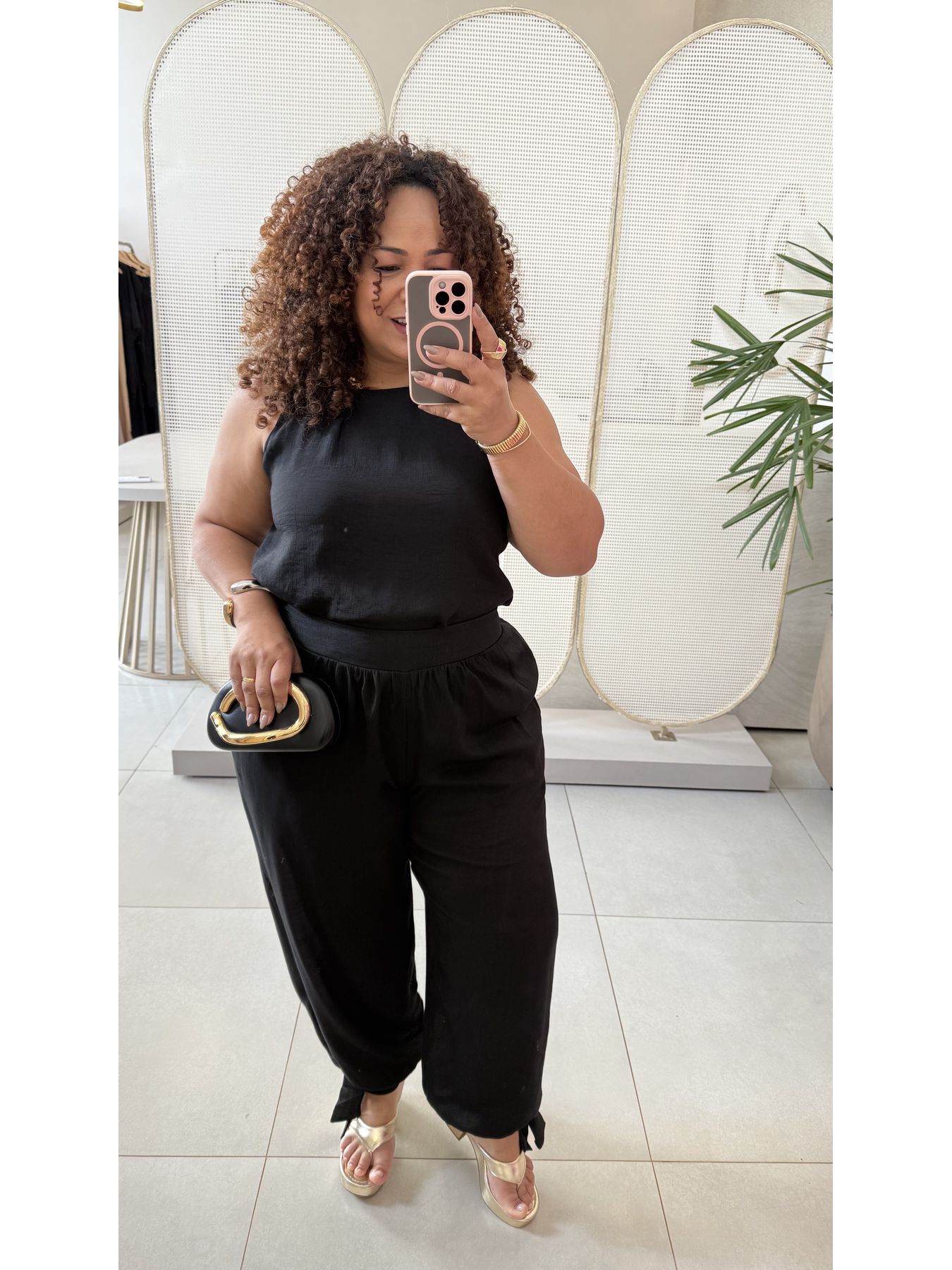 BLUSA ALÇAS PRETA - DIVAS VOGA - Di Miranda Curvy