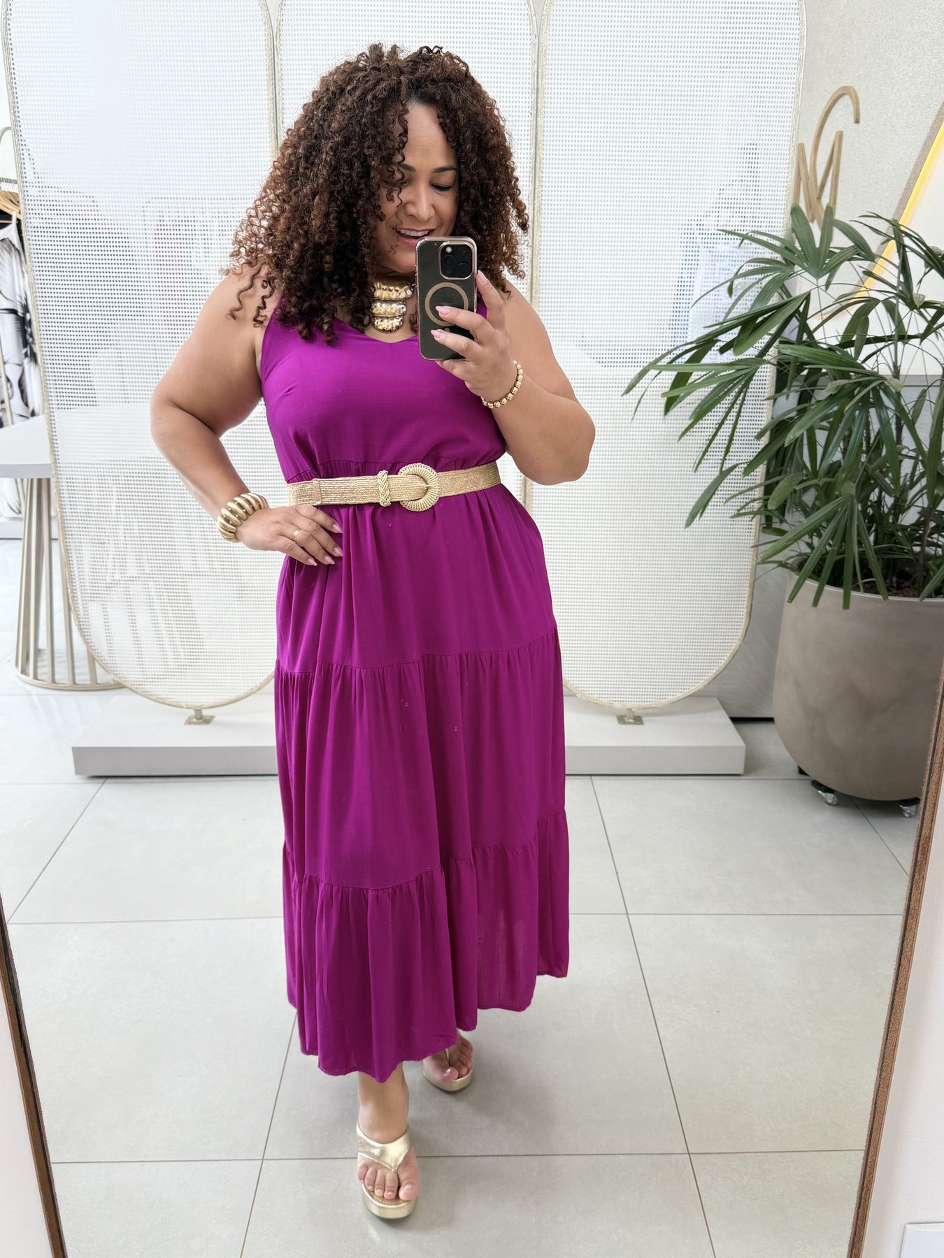 VESTIDO YARA - FUCCIA - Di Miranda Curvy