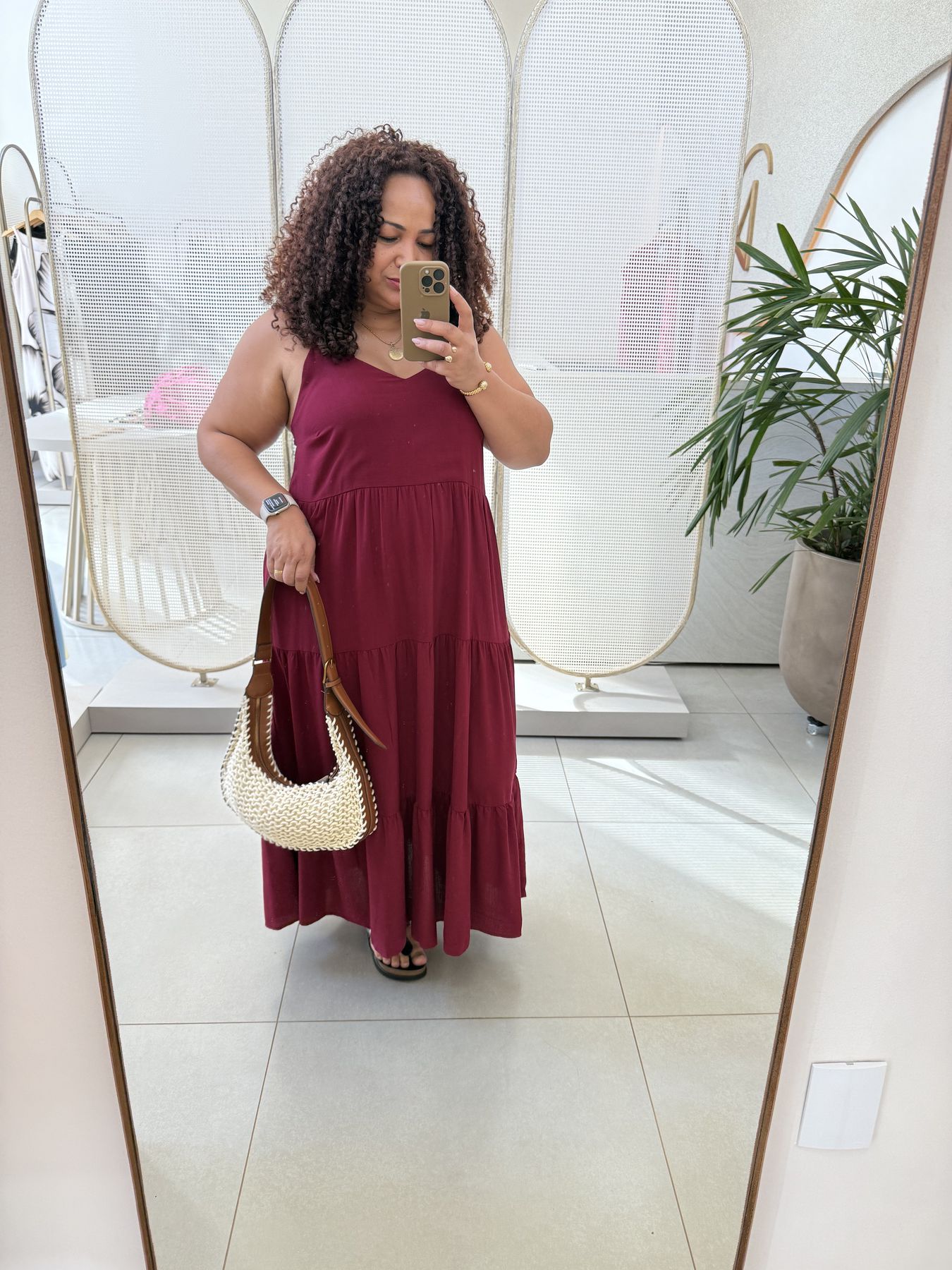 VESTIDO YARA - MARSALA - Di Miranda Curvy