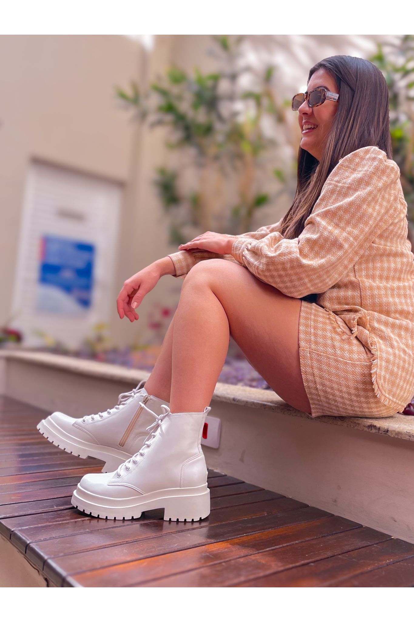 Coturno Amara Off White