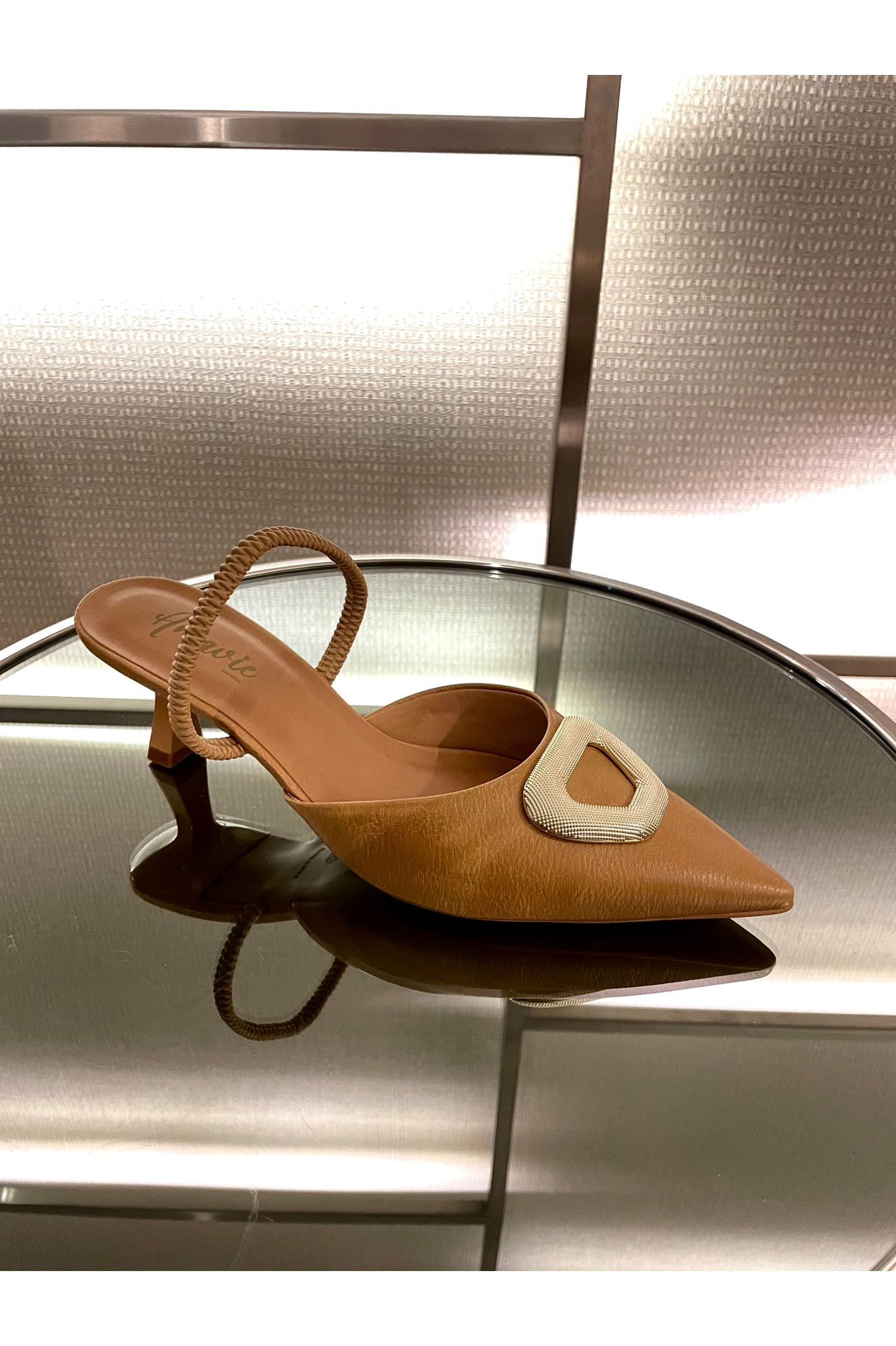 Scarpin Mule Jolie Nude