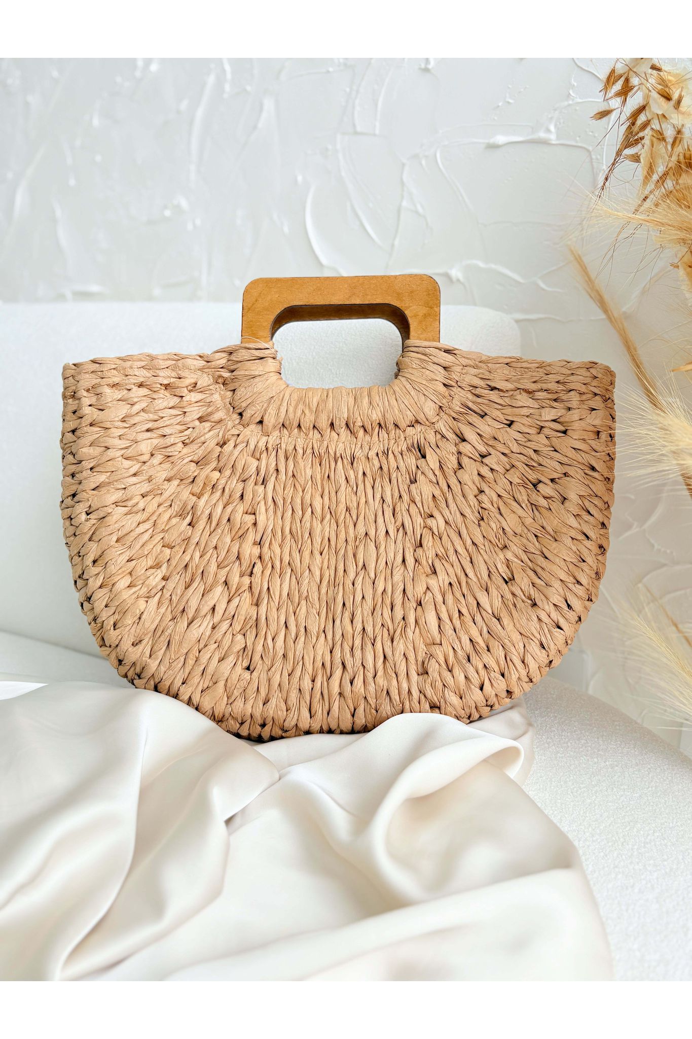 Bolsa Cancún Palha Natural