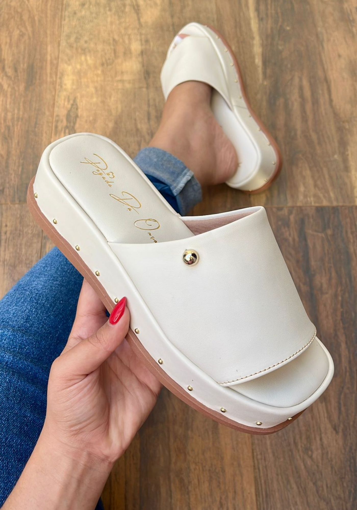 Flat Melissa Preto - PEGADA DA ONÇA 