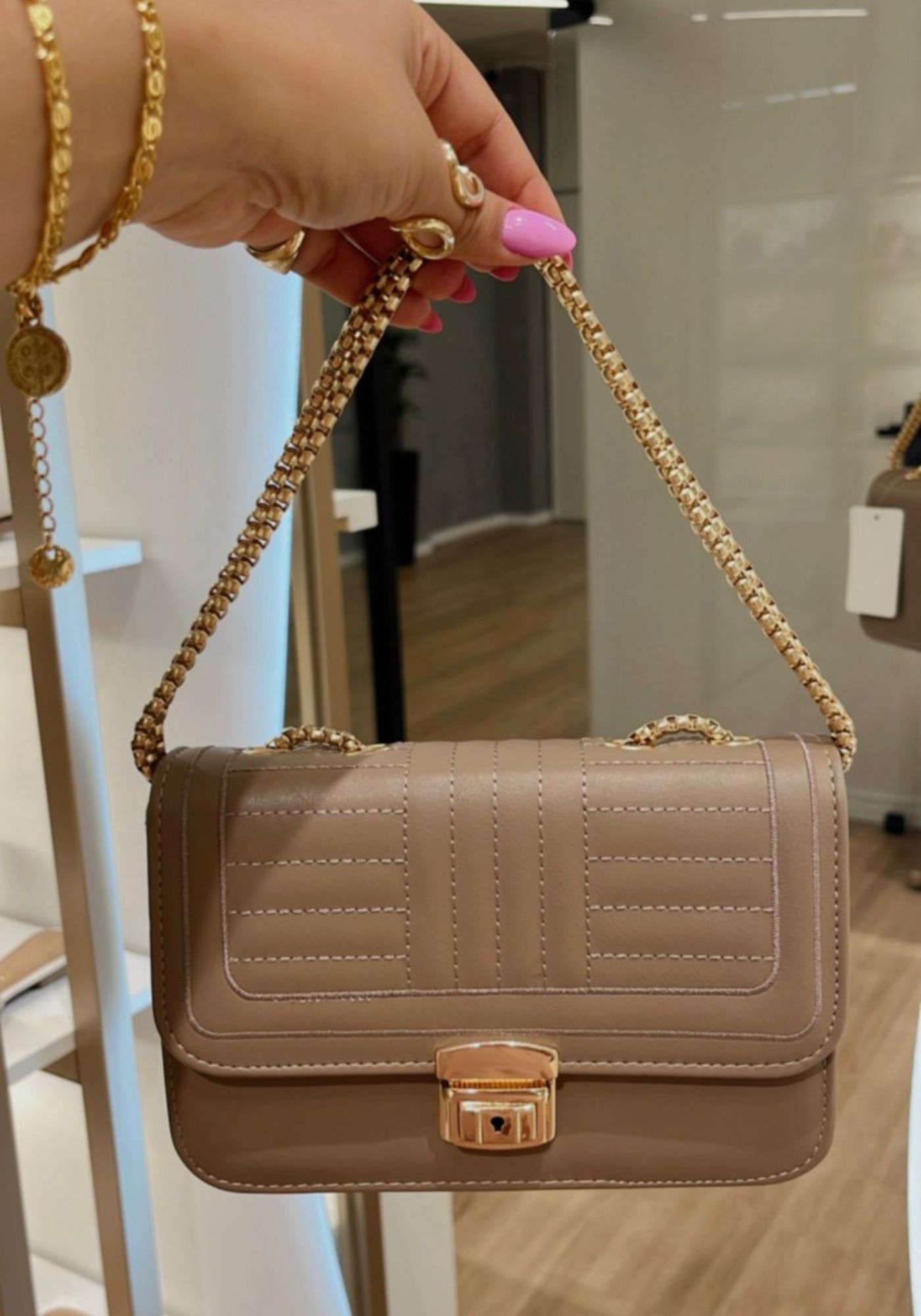 Bolsa Corrente Caqui