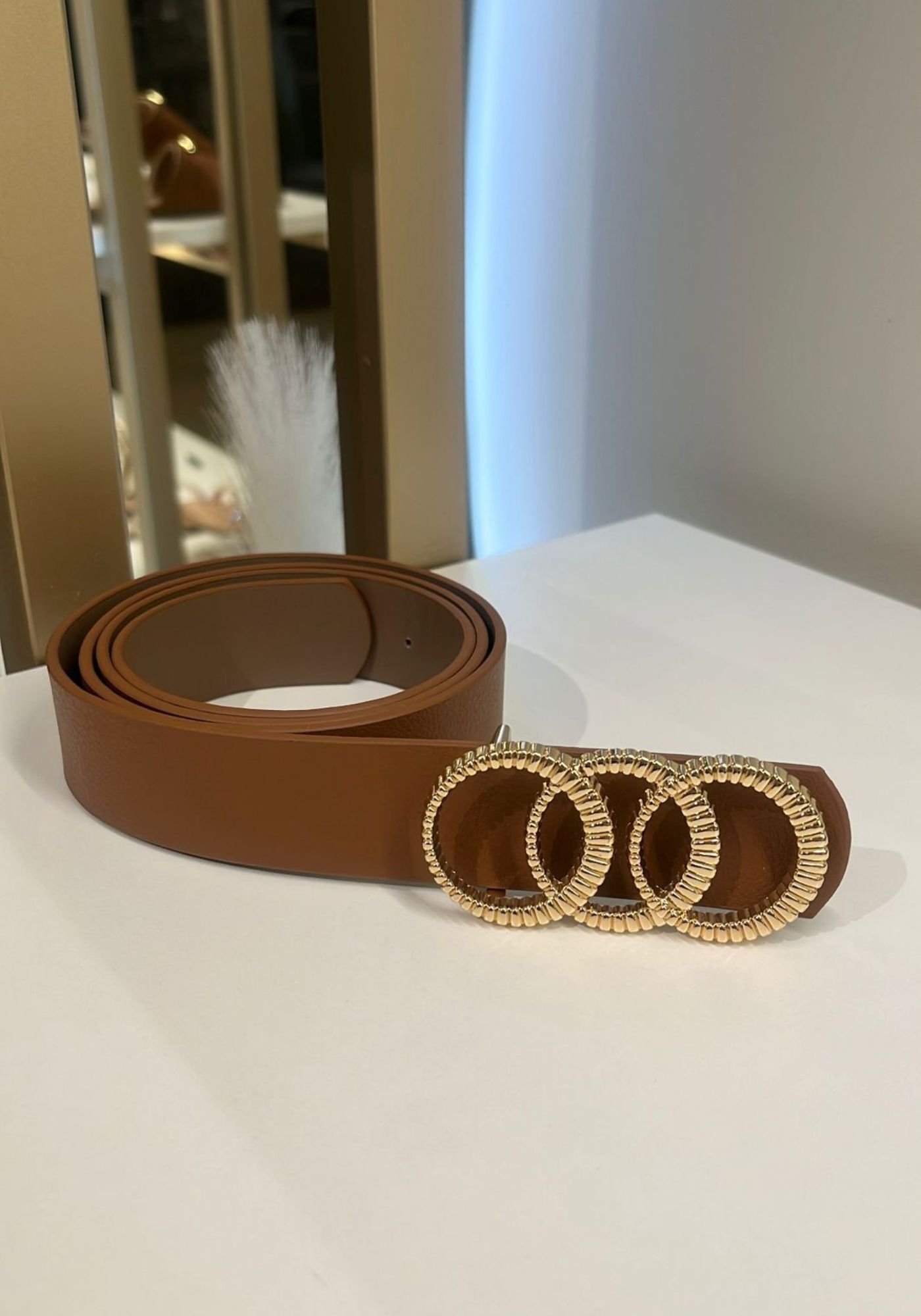 Cinto Caramelo - PEGADA DA ONÇA 