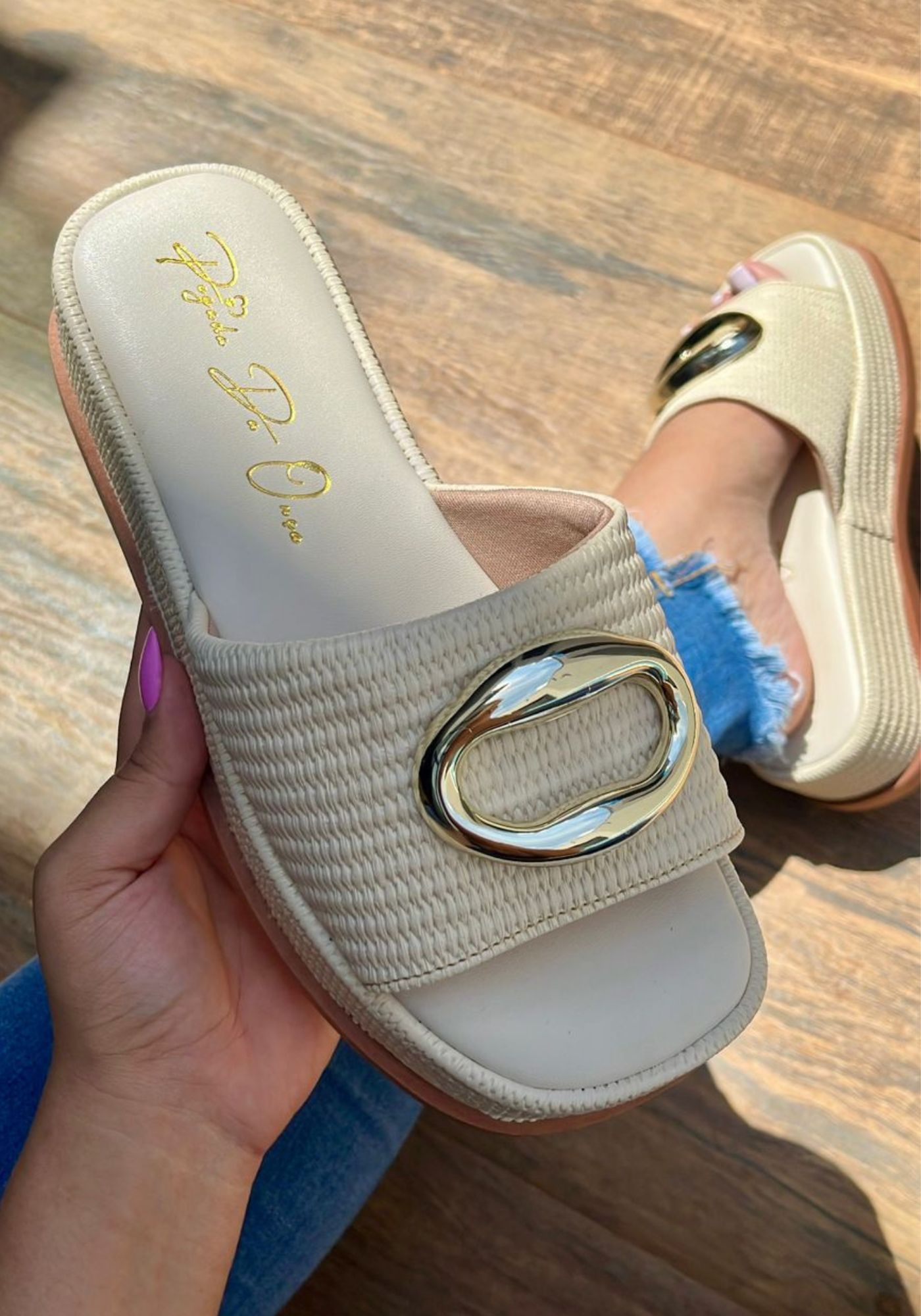 Flat Clara Off - PEGADA DA ONÇA 