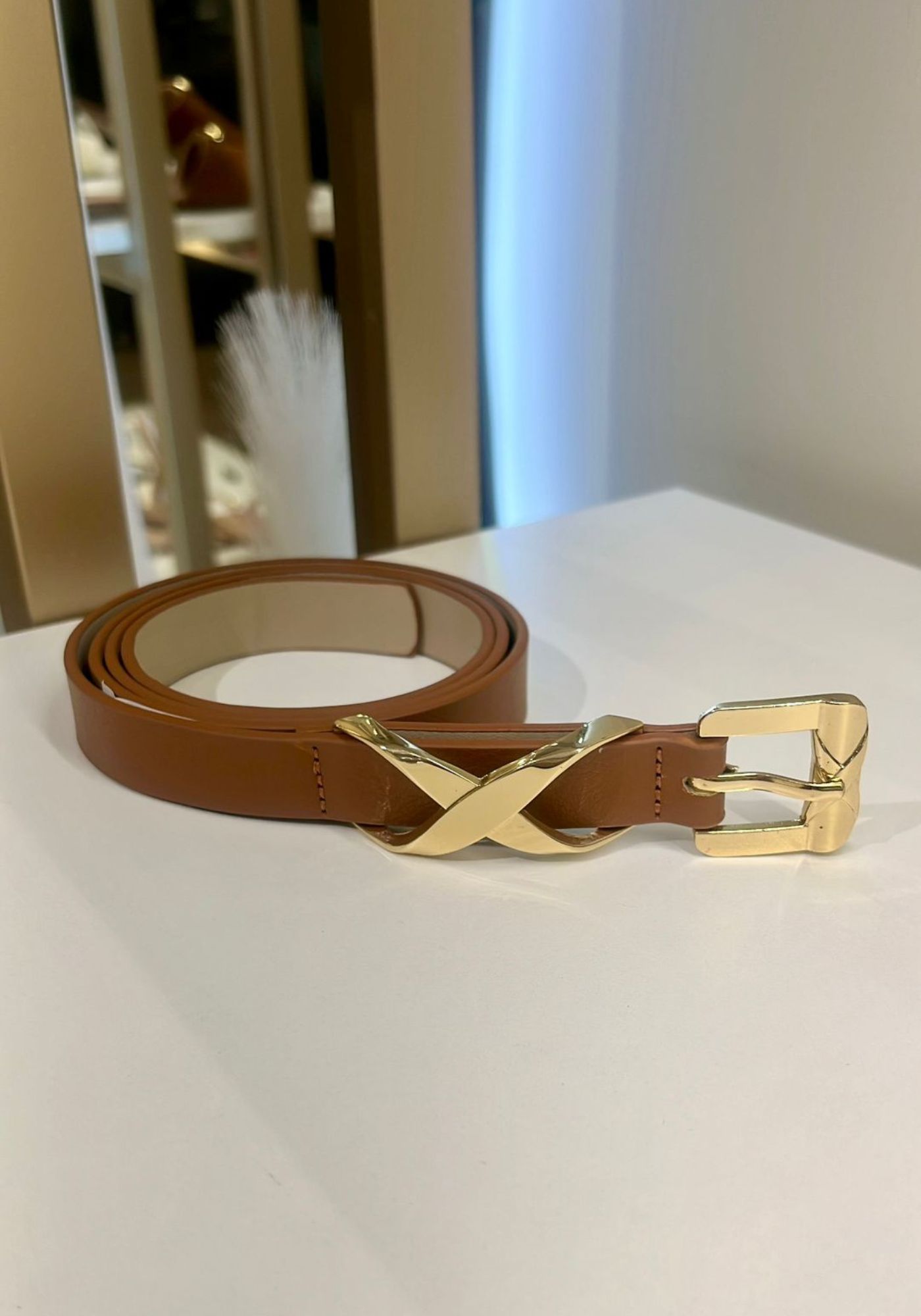 Cinto Caramelo - PEGADA DA ONÇA 