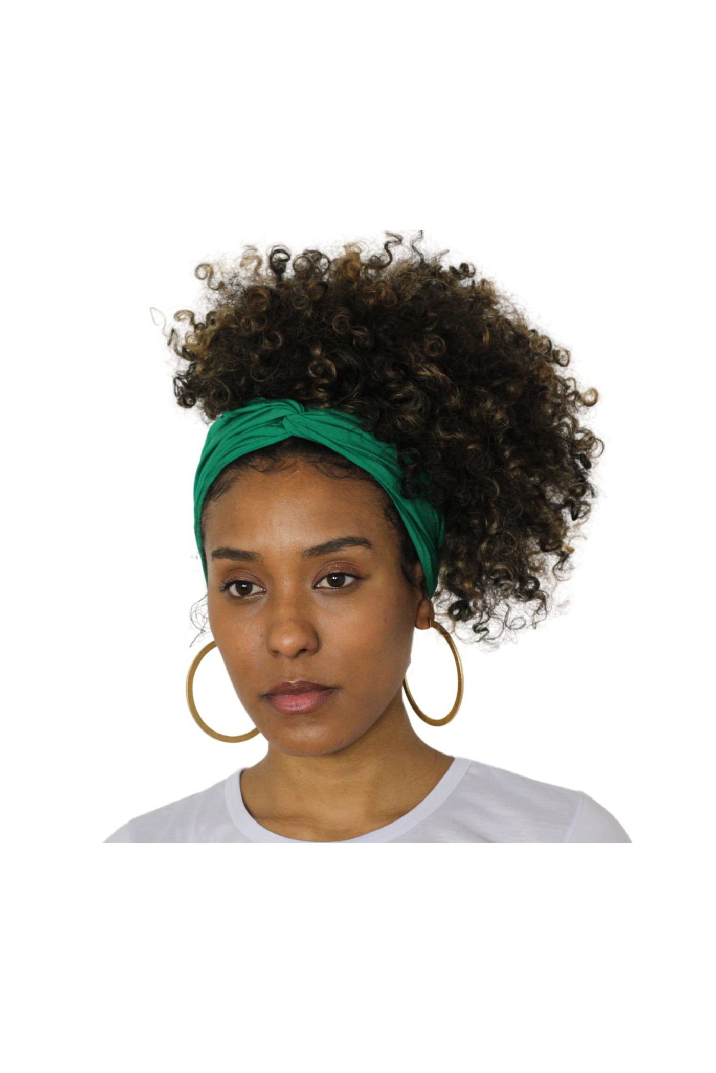 Turbante Africano Liso Verde