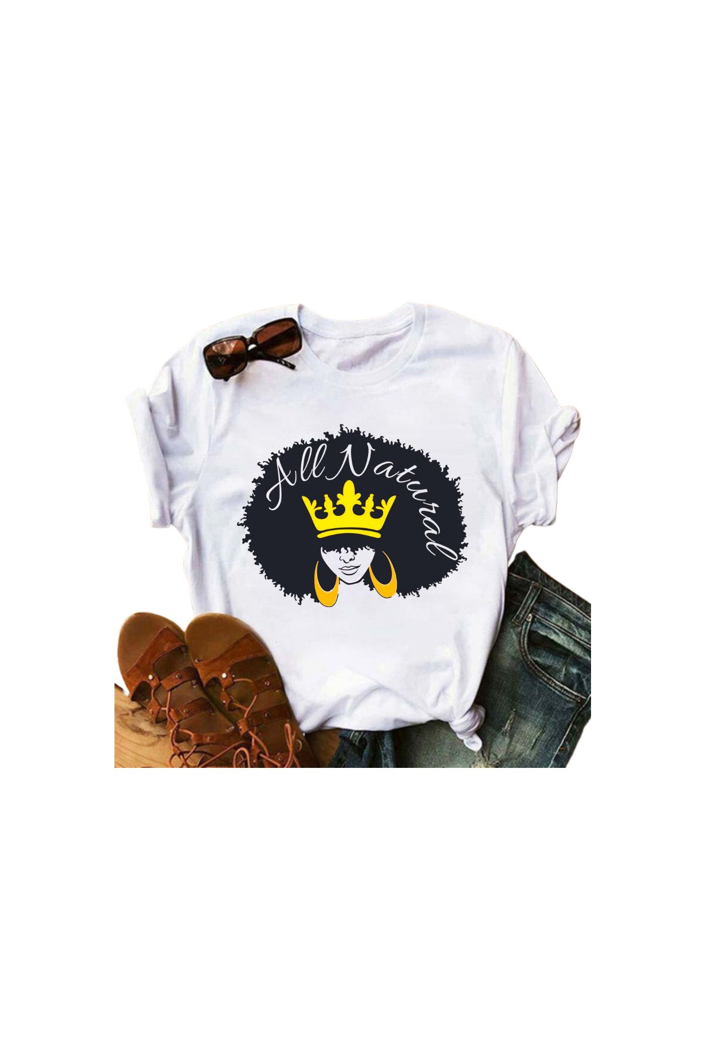 Camiseta Menina Rainha Negra Minha Coroa