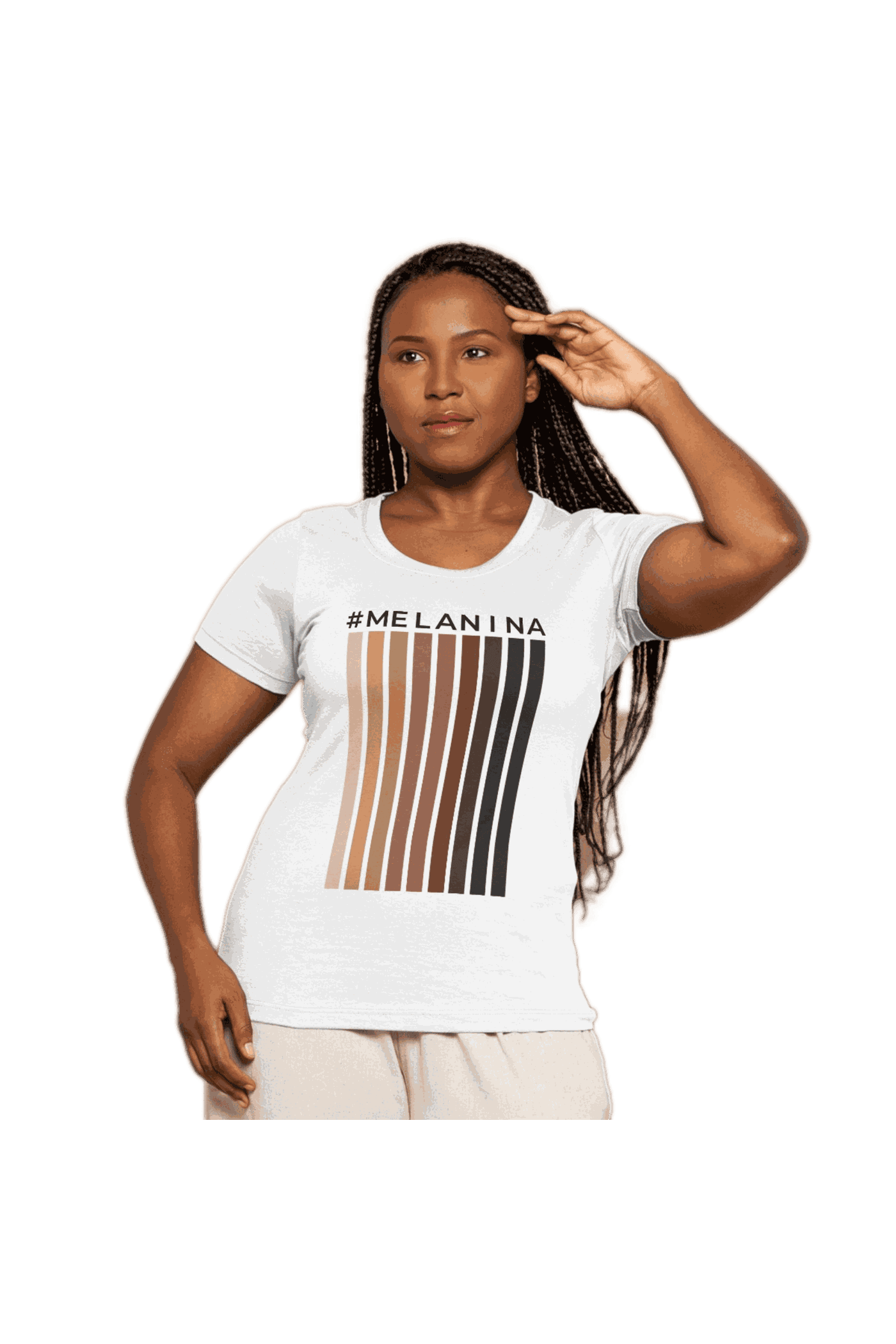 Camiseta Menina Rainha Negra Melanina