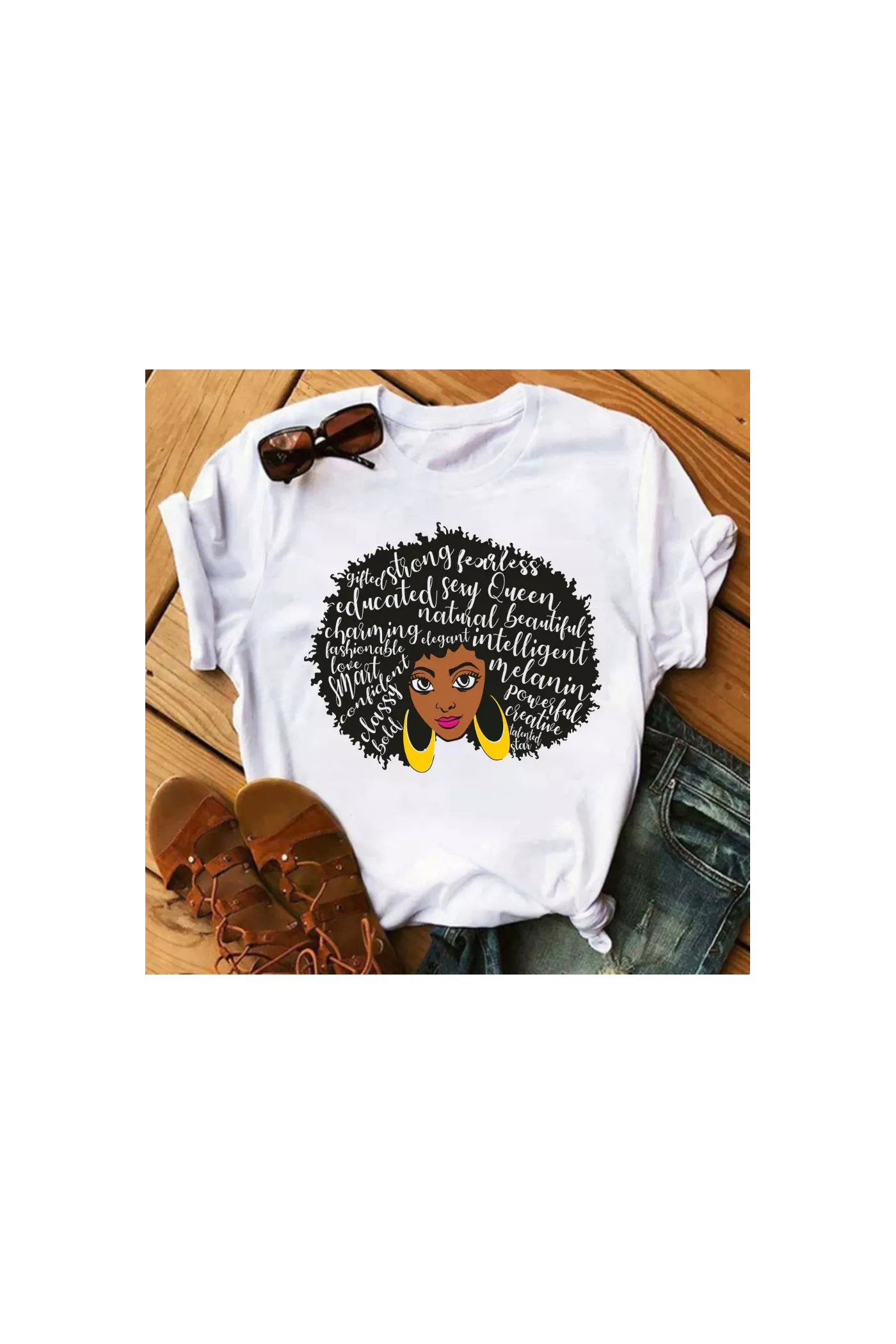 Camiseta Menina Rainha Negra Meu Balck
