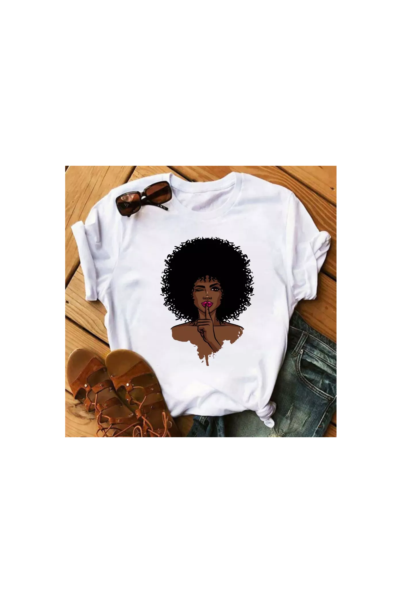 Camiseta Menina Rainha Negra Silêncio
