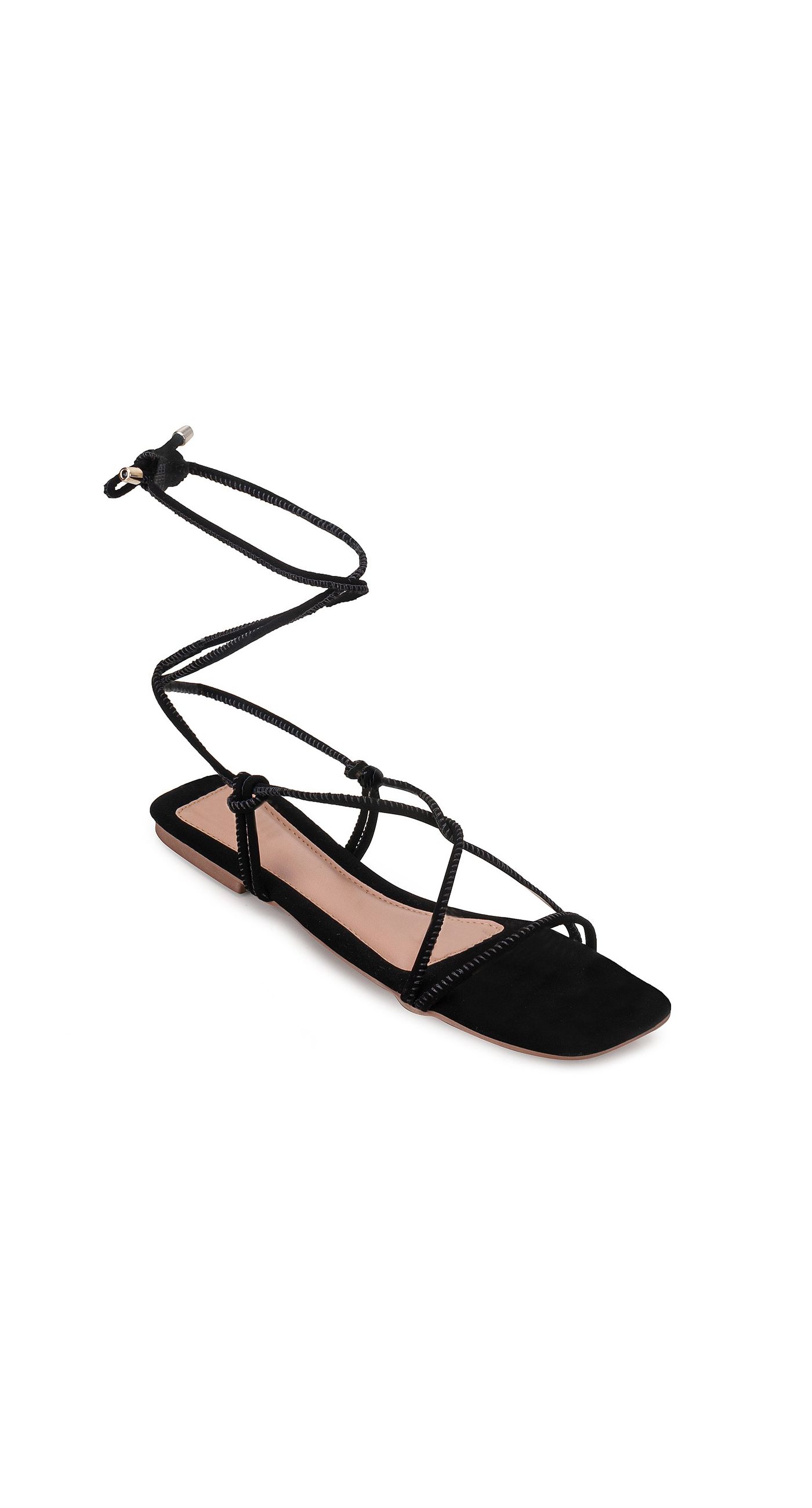 Sandália Rasteira Preta - 3590 - Atacado Pegada Da Onça