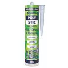 PULVITEC COLA SILICONE POLYSTIC ECO 280GR CINZA