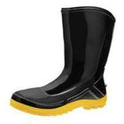 MARLUVAS BOTA PVC C/FORRO PRETA C/ BARRA SOLADO AM. 38