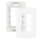 MARGIRIUS B3 CONJ. PLACA 4X2 3POSTOS HORIZ. BR C/SUPORTE