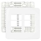 MARGIRIUS B3 CONJ. PLACA 4X4 6POSTOS HORIZ. BR C/SUPORTE